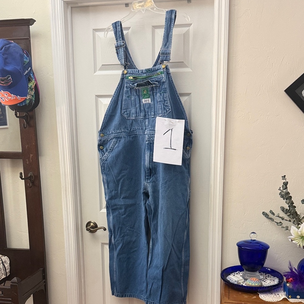 Liberty Classic Blue Denim Overalls Medium Worn